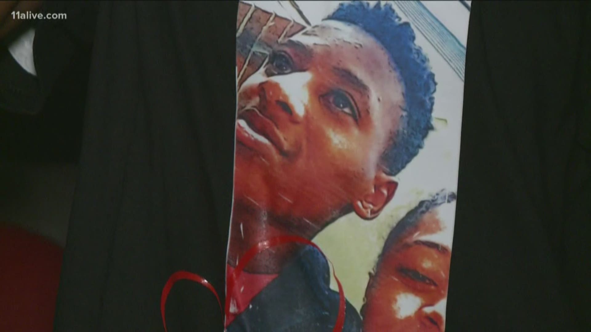Police said Jermaine Wallace, known as J.J. by family and friends, was hit by a car while trying to cross Donald Lee Hollowell Parkway to get to school Friday morning. He died Saturday at the hospital.
