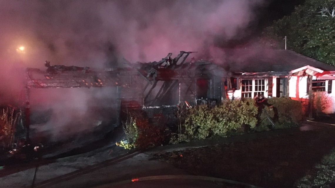 House fire on Cumming Highway in Buford, County