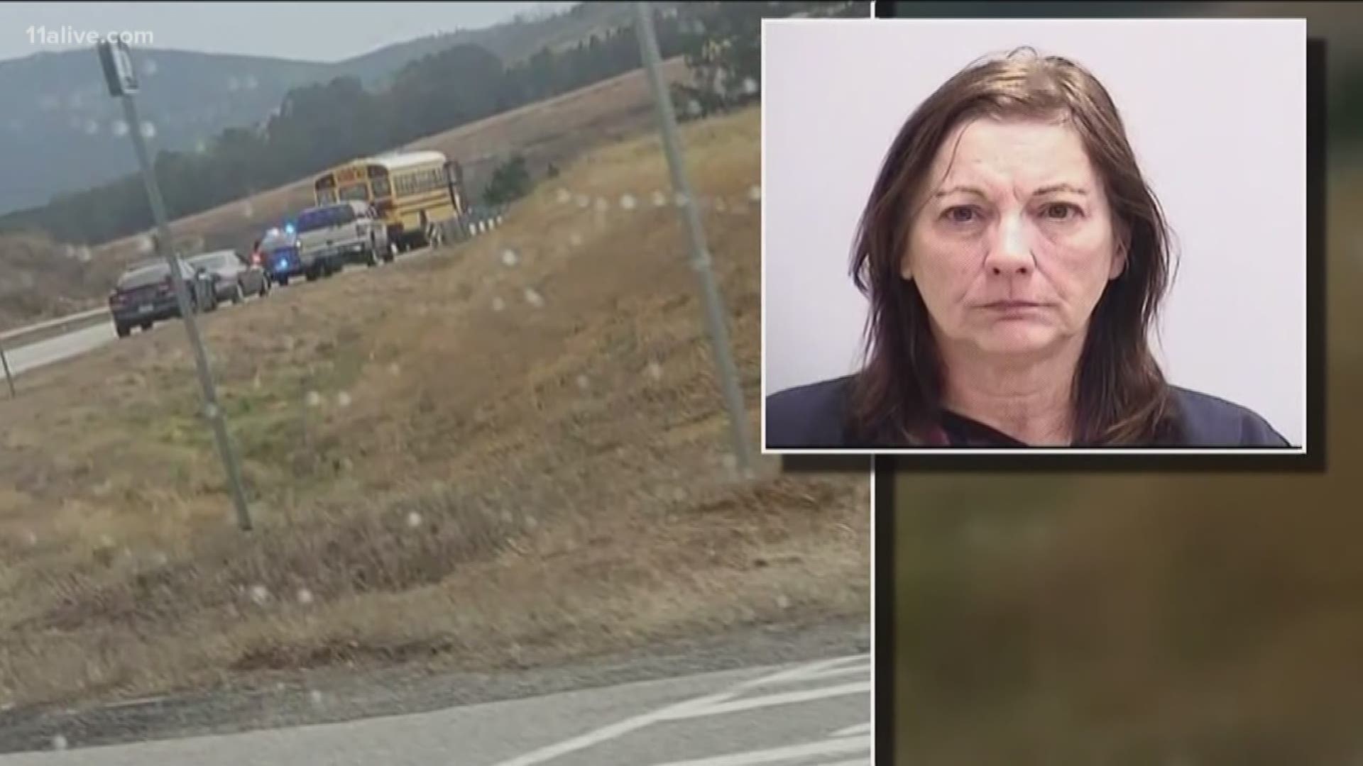 Sharon Fisher now faces charges of driving under the influence of drugs, failure to maintain lane and reckless driving. Preliminary reports suggest that the Bartow County bus driver had no children aboard at the time she was arrested.