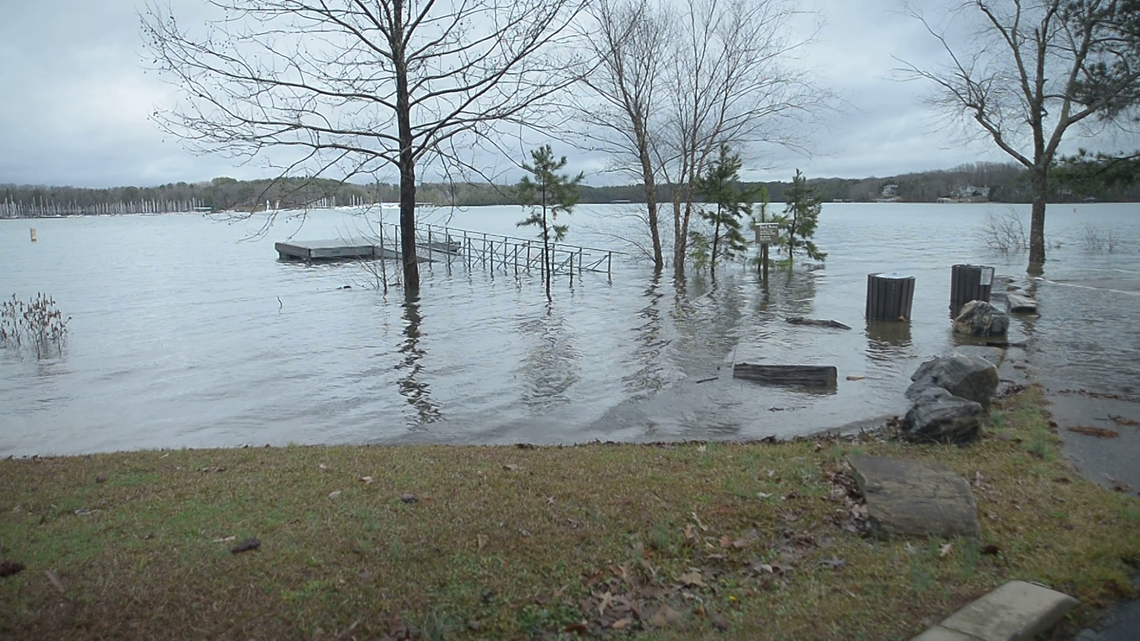 Lake Lanier water levels dramatically rise in just a week
