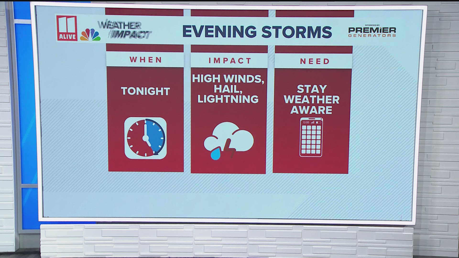 Weather Impact Alert | Strong to severe storms are possible Monday ...