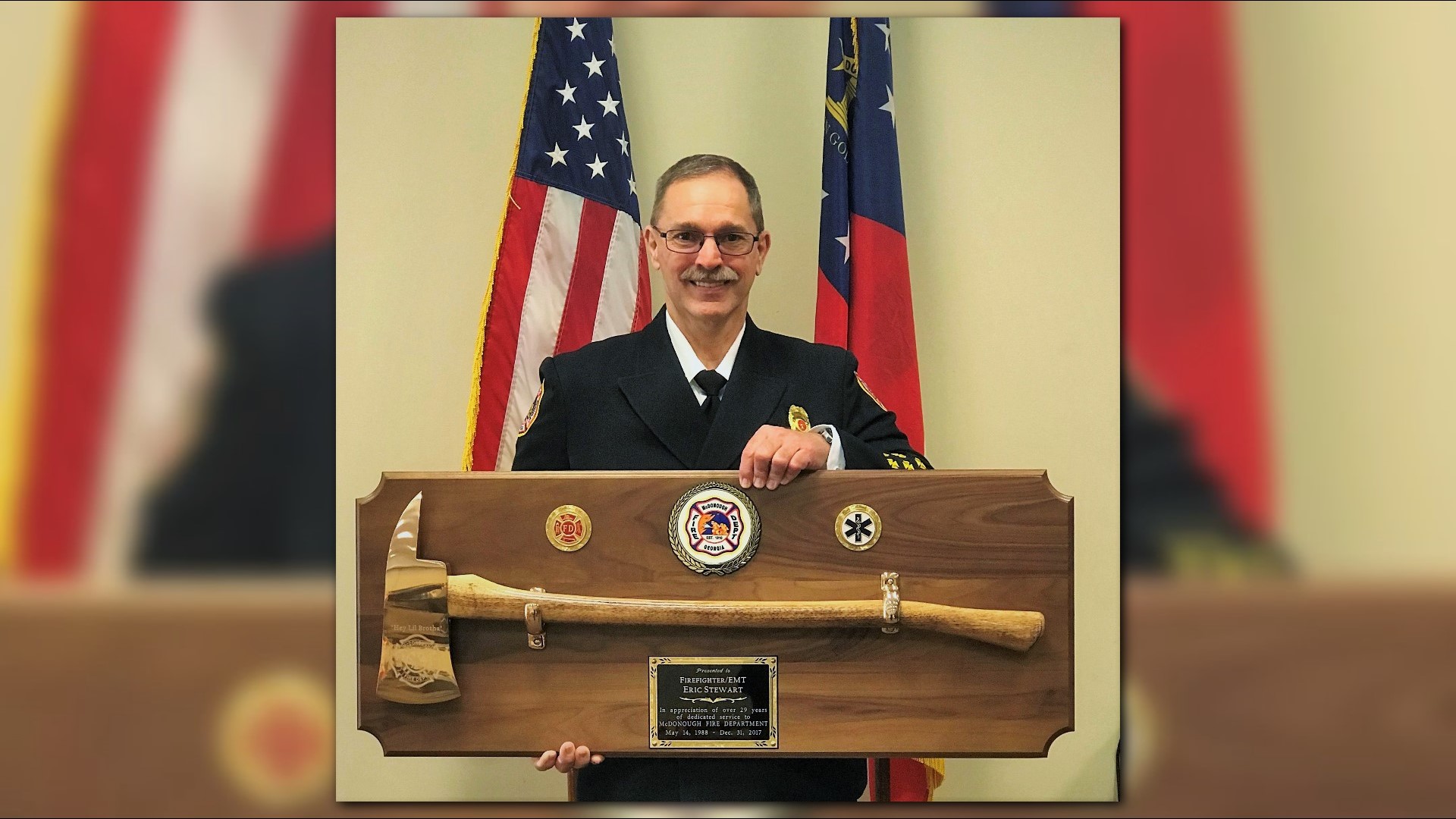 Retiring firefighter honored after more than 30 years of service ...