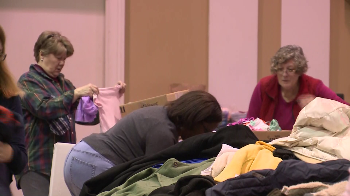 Community gathers donations for families displaced after apartment fire ...