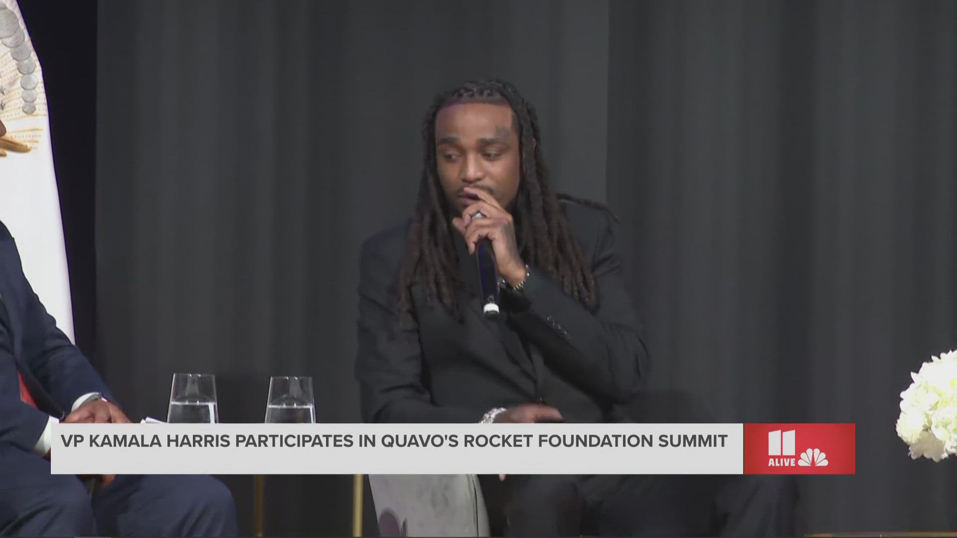 At the Rocket Foundation Summit, Quavo spoke on why gun violence prevention efforts are important to him after the death of Takeoff.