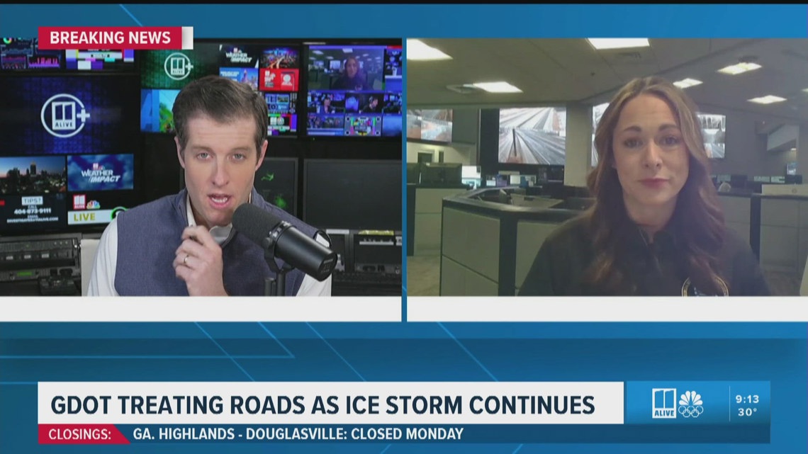 GDOT continues road treatment as storm intensifies | 11alive.com