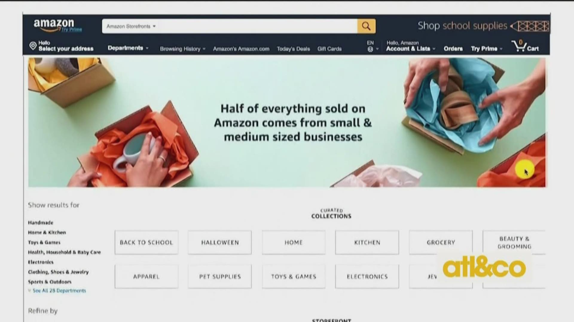 Small Business Report with Amazon