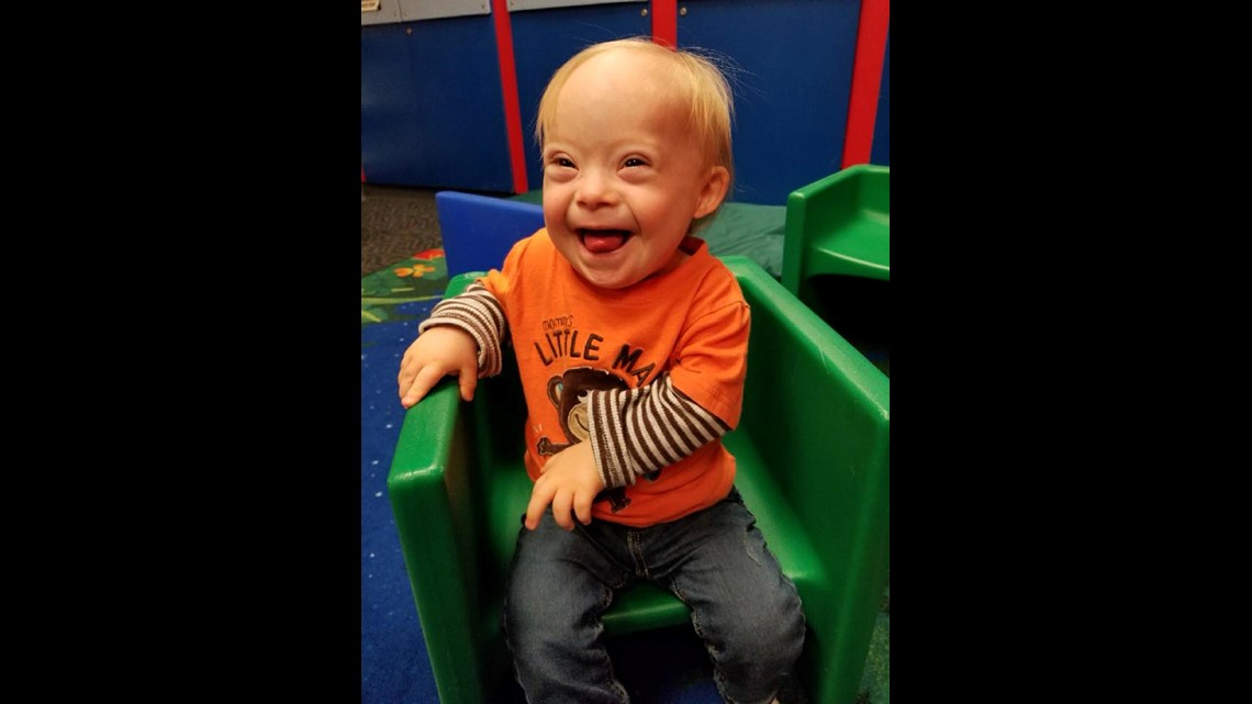 First-ever Gerber baby poses with current Gerber baby, Lucas Warren ...