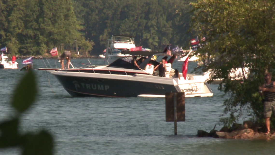 Trump boat parade, rally today on Lake Lanier in