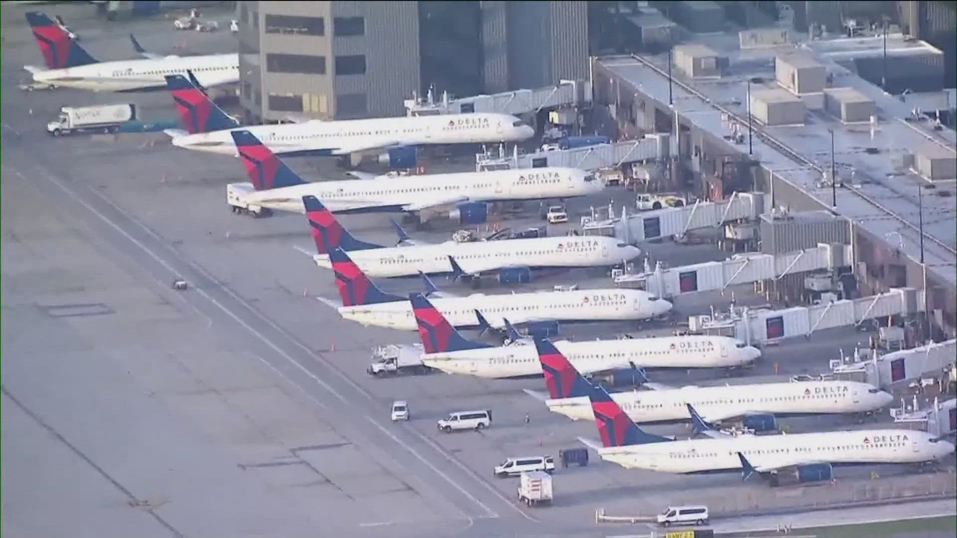 Some people said they have had to get a hotel due to the outage's impact on the airport.