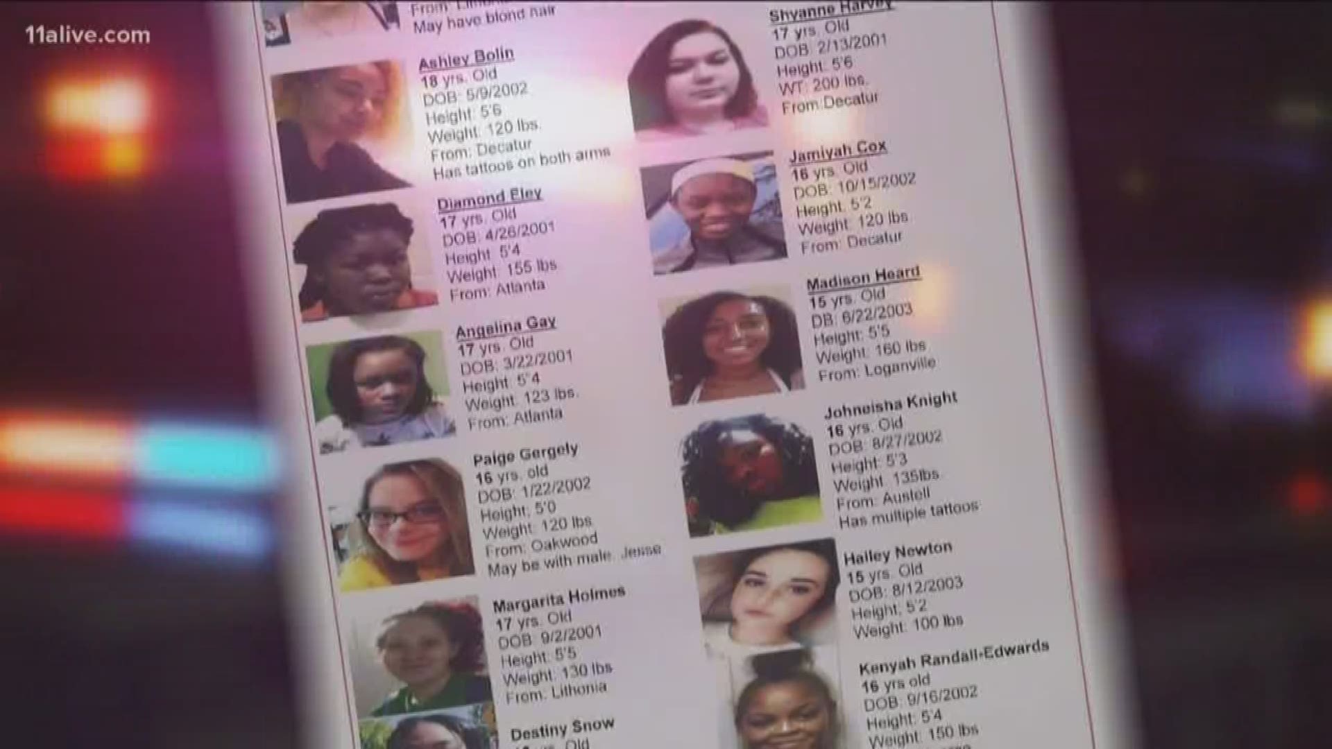 Several groups are hoping to bring attention to child sex trafficking in Georgia and is putting out a list, hoping to get them home before such a disturbing fate materializes for them.