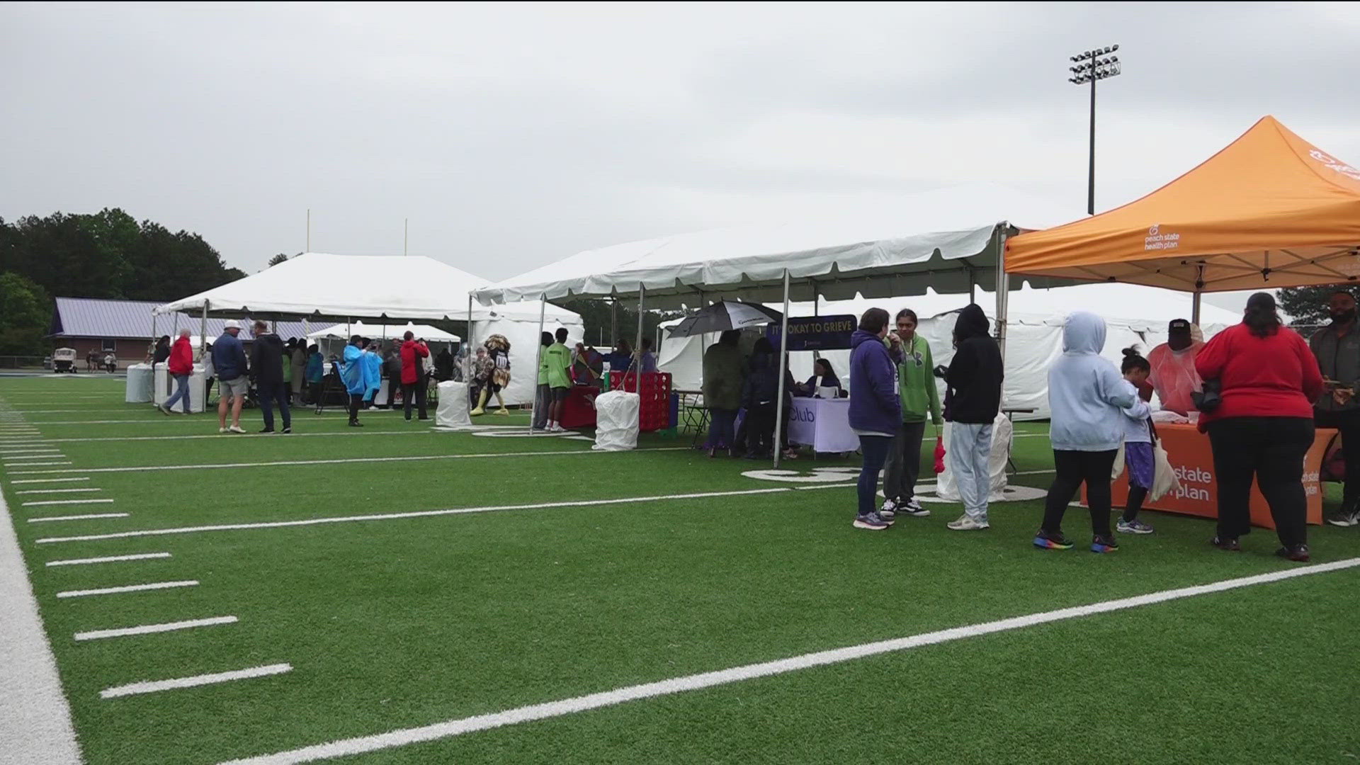 The school community celebrated those who helped them through a tough school year following the deadly school shooting. 