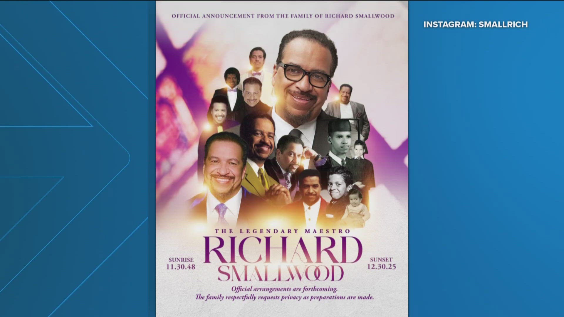 Gospel songwriter, musician Richard Smallwood dies at 77