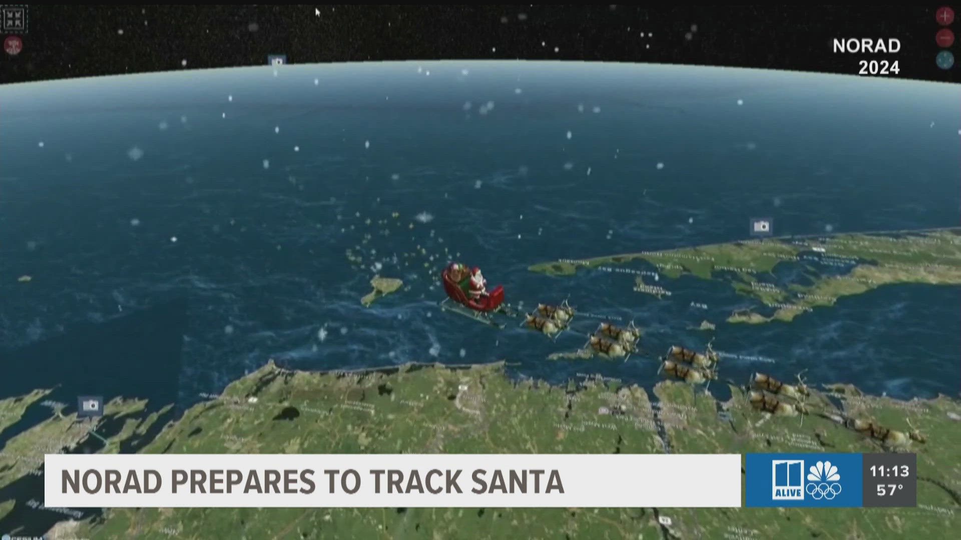NORAD preparing to track Santa's journey across the world | 11alive.com