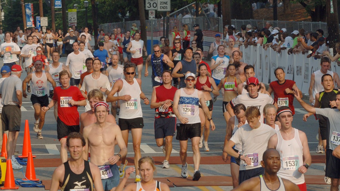 AJC Peachtree Road Race finish line live stream | 11alive.com