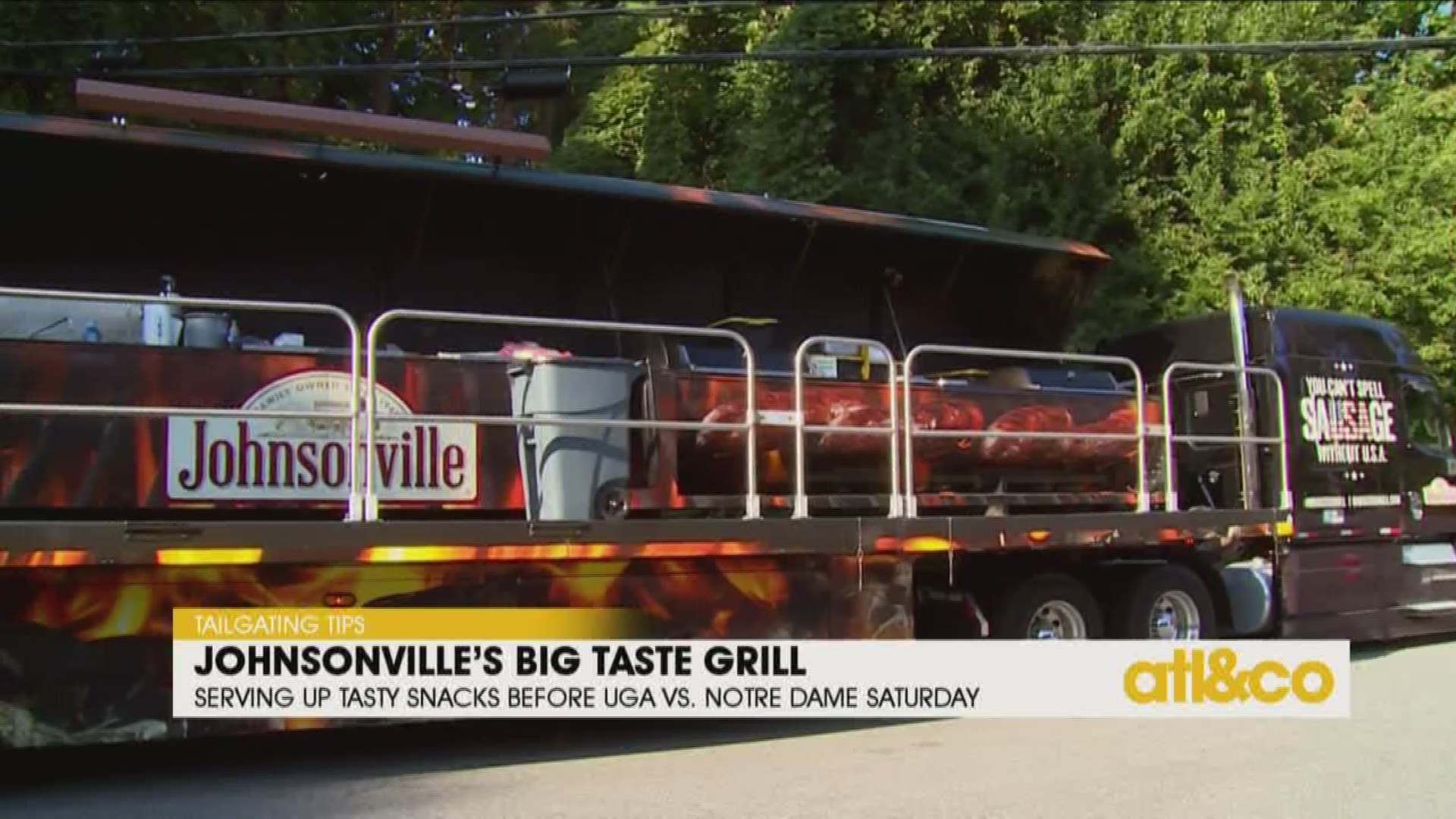 Christine Pullara takes us inside Johnsonville's Big Taste Grill and previews their tasty tailgate snacks!
