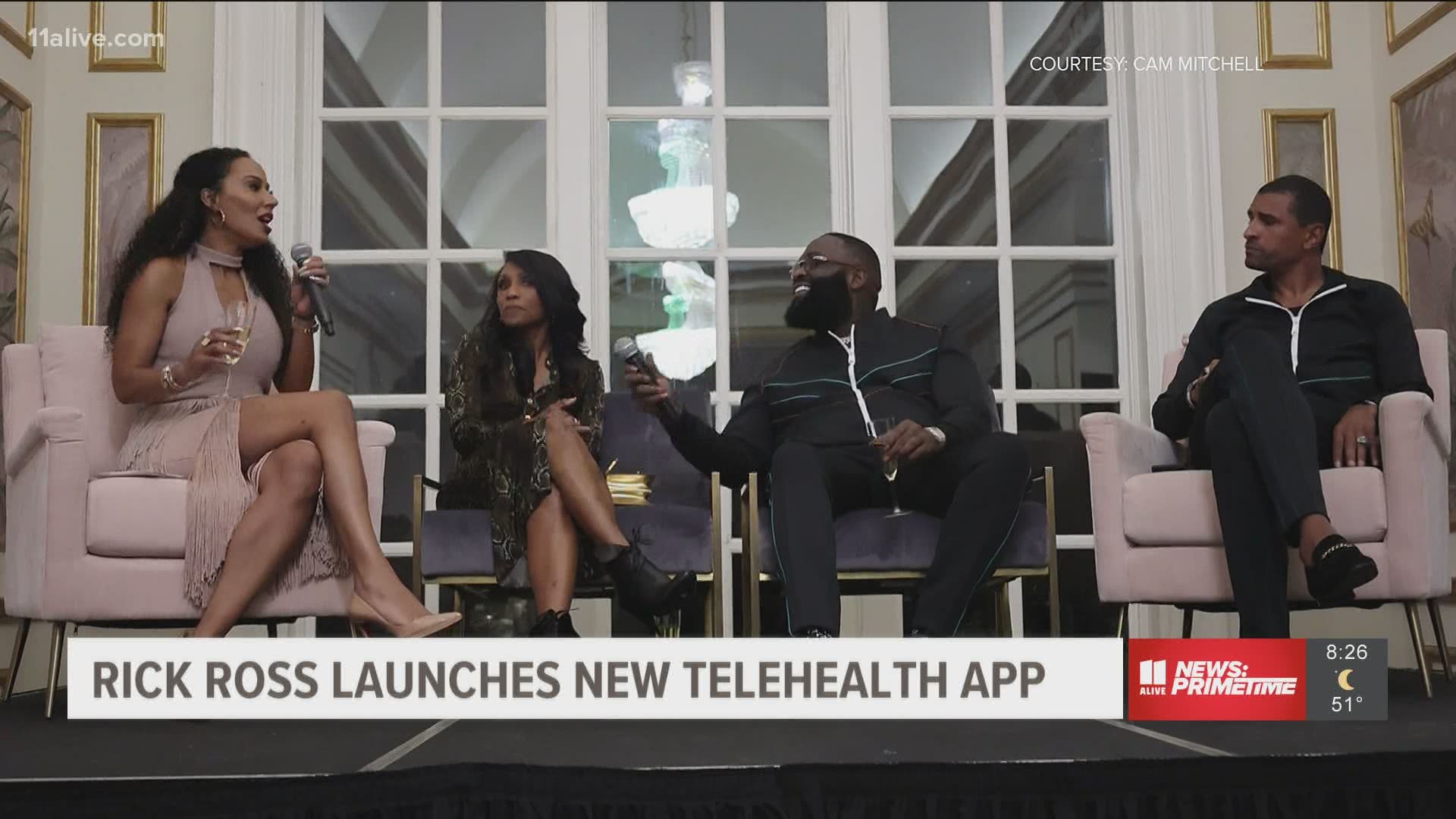 Ross says the app is designed to make medical care and prescriptions easier and faster virtually.