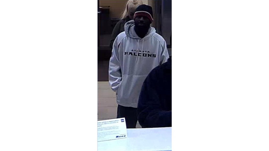 Man caught on camera passing note, robbing Atlanta bank | 11alive.com
