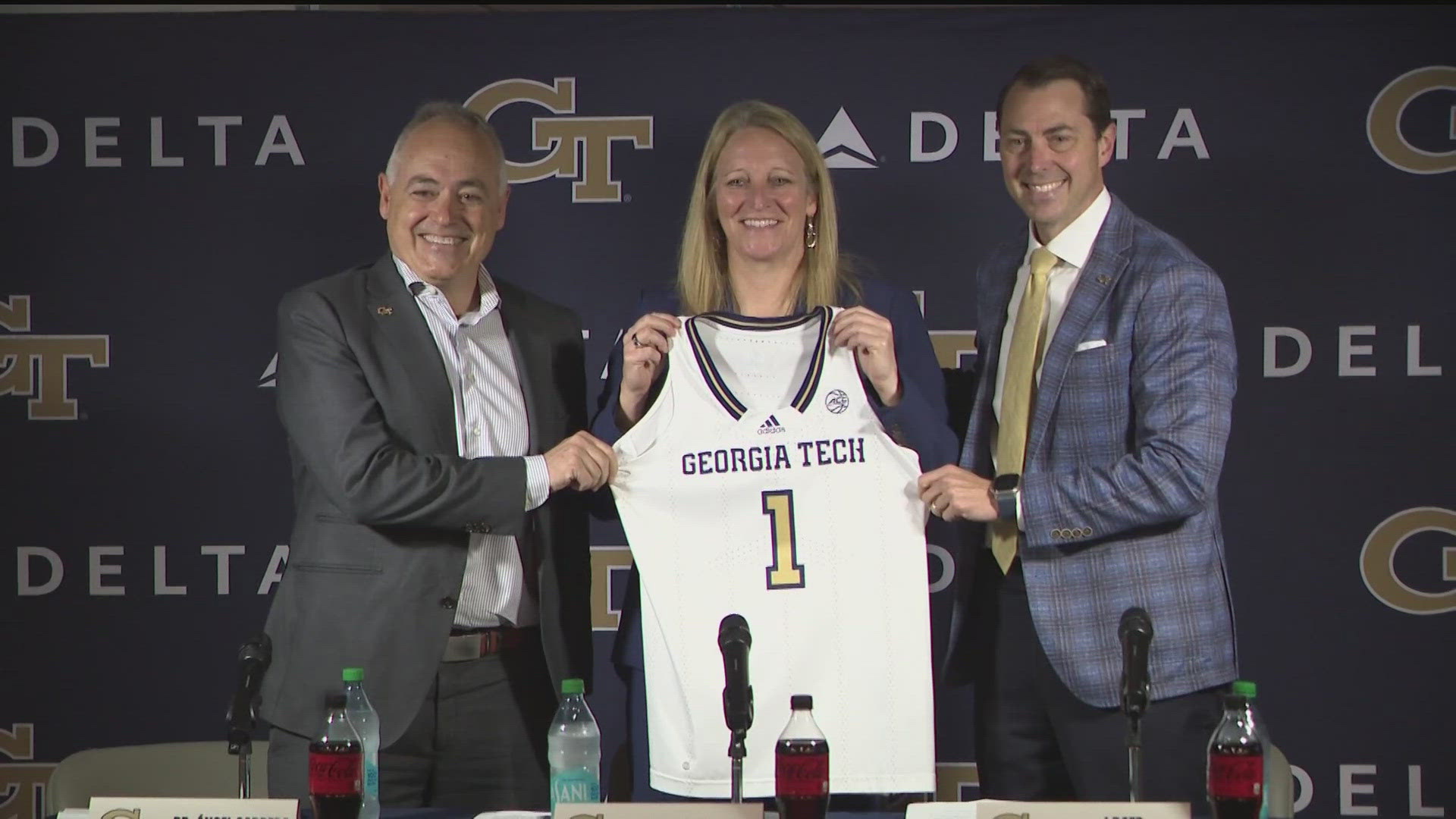 The Yellow Jackets introduced their new leader, Karen Blair, on Monday morning.