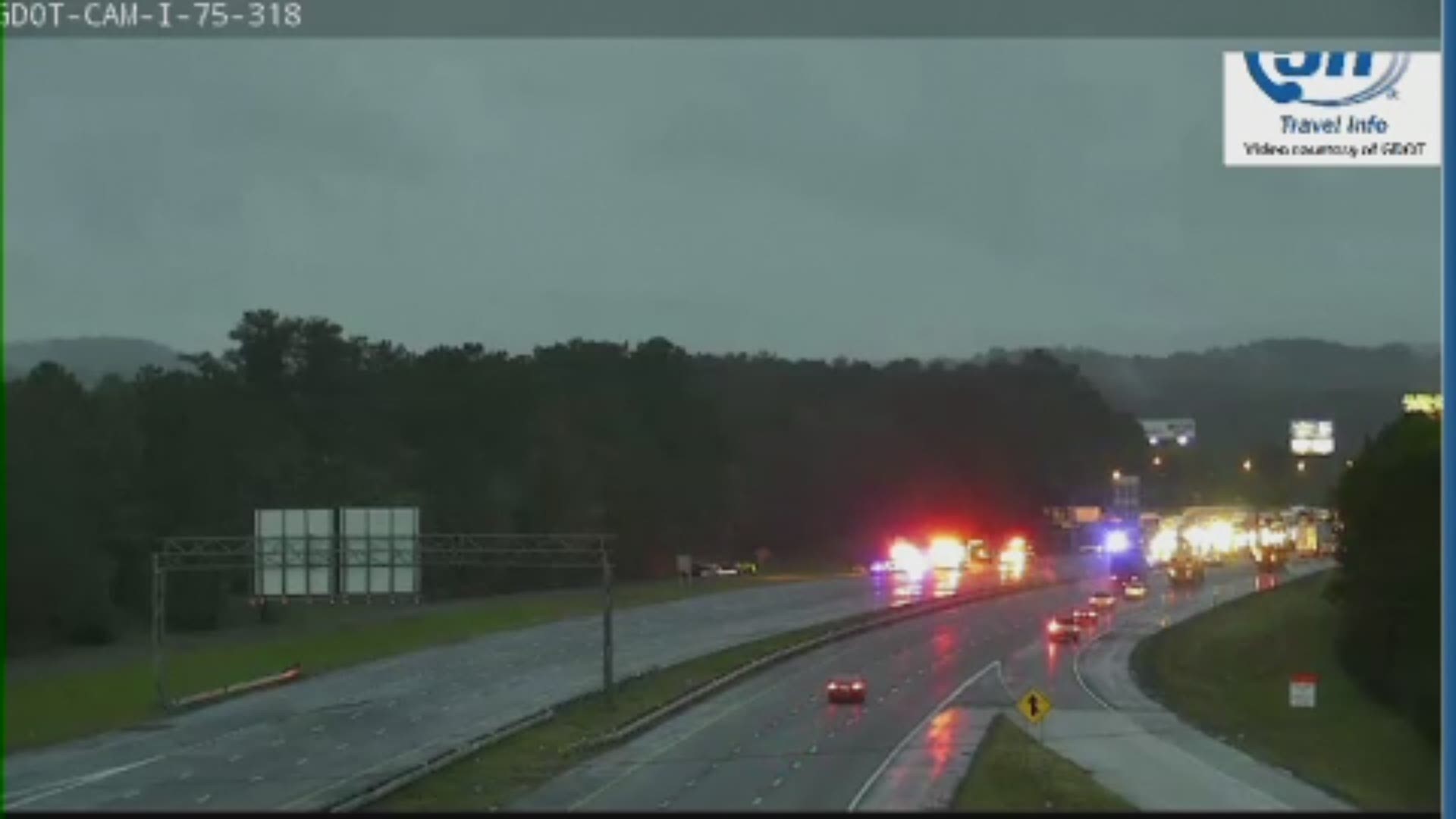 1 dead after Gordon County crash on I75