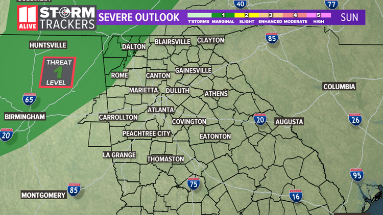 Severe weather in Georgia on June 21, 2020 | 11alive.com