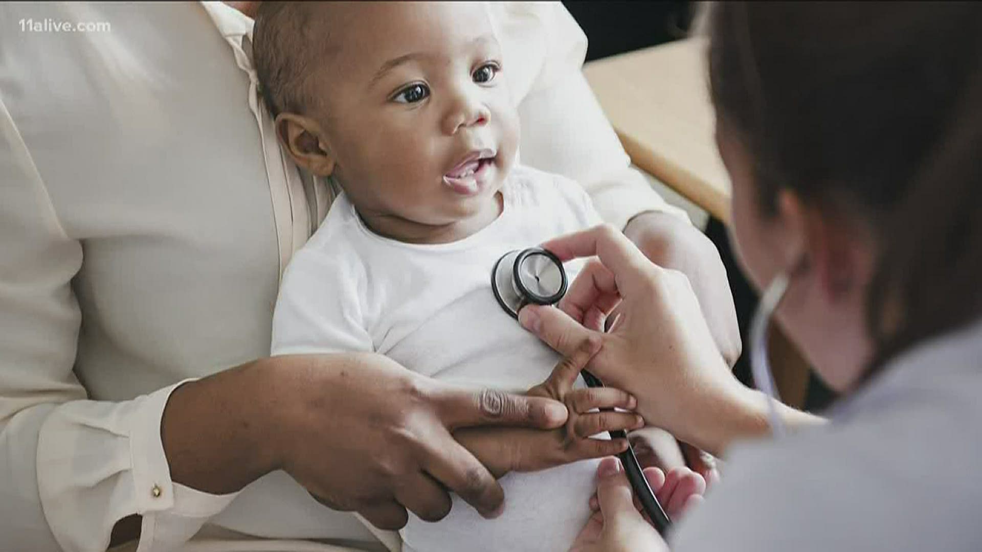 The American Academy of Pediatrics estimates 70 to 80% of children are not seeing their doctor right now.