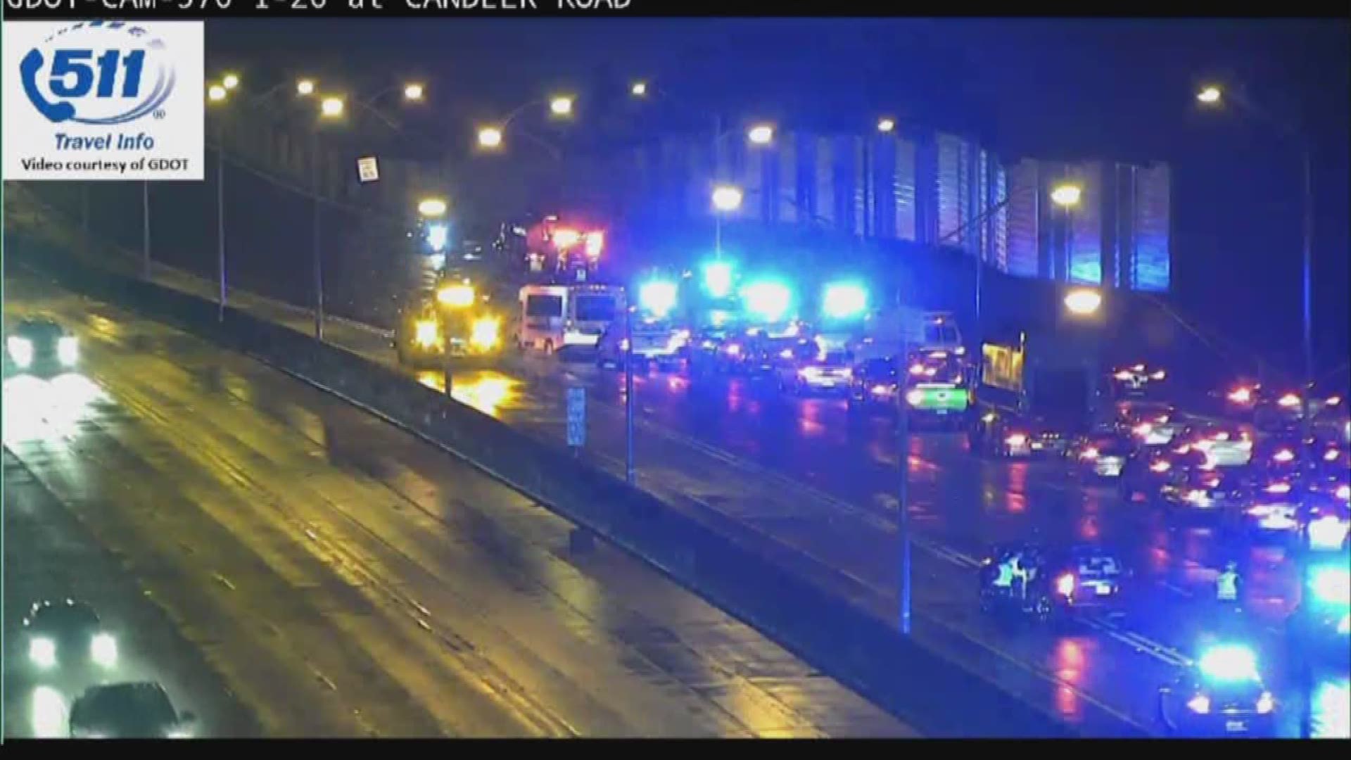 All lanes held on I-20 EB after multi car crash | 11alive.com