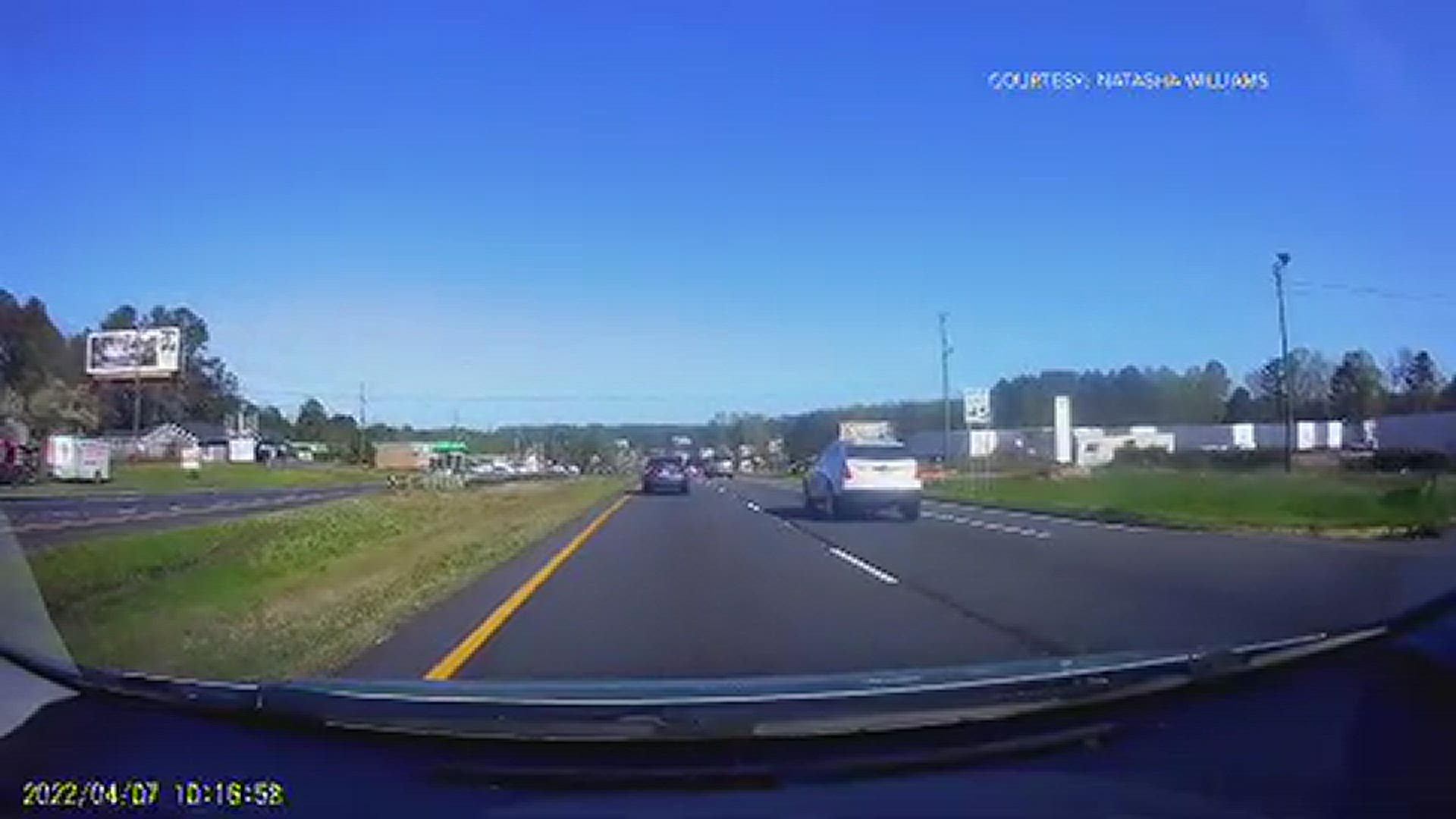 It happened Thursday morning near Kennesaw.