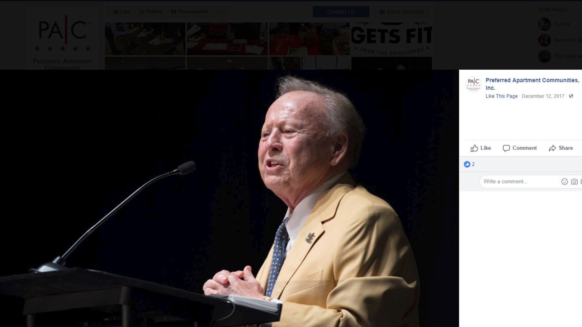 Well-known Atlanta apartment developer John Williams passes away ...