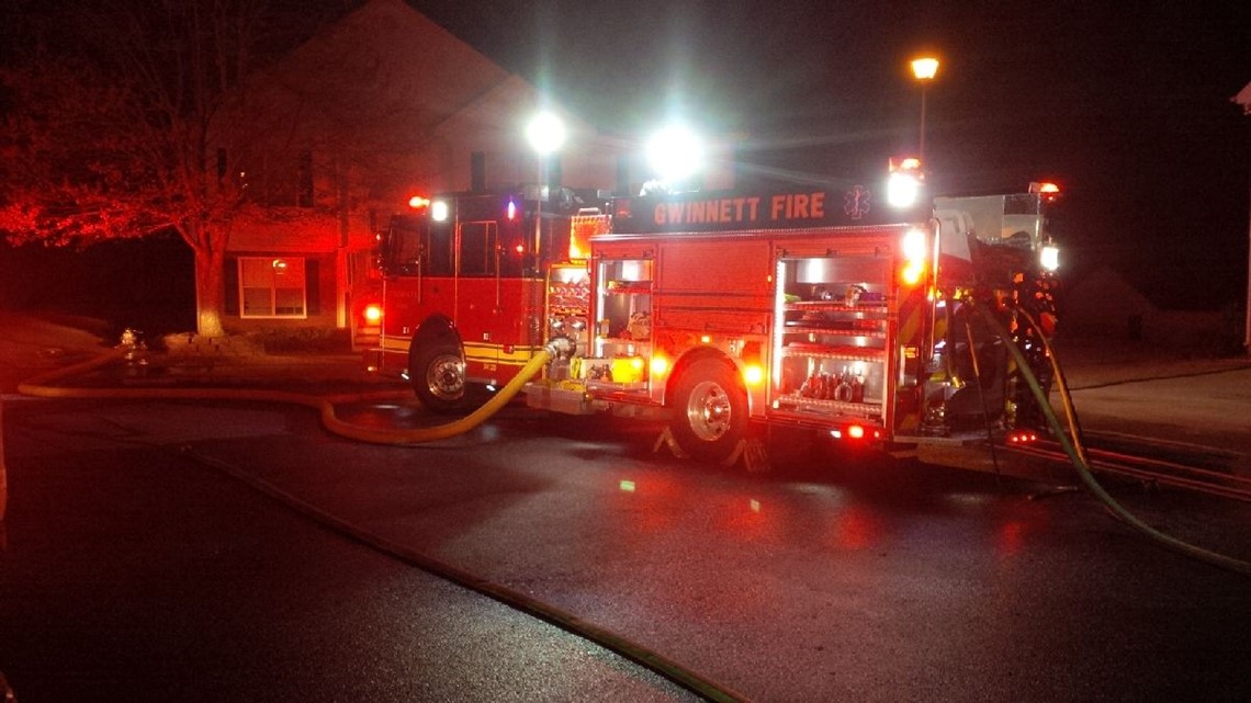Home completely destroyed by fire in Dacula