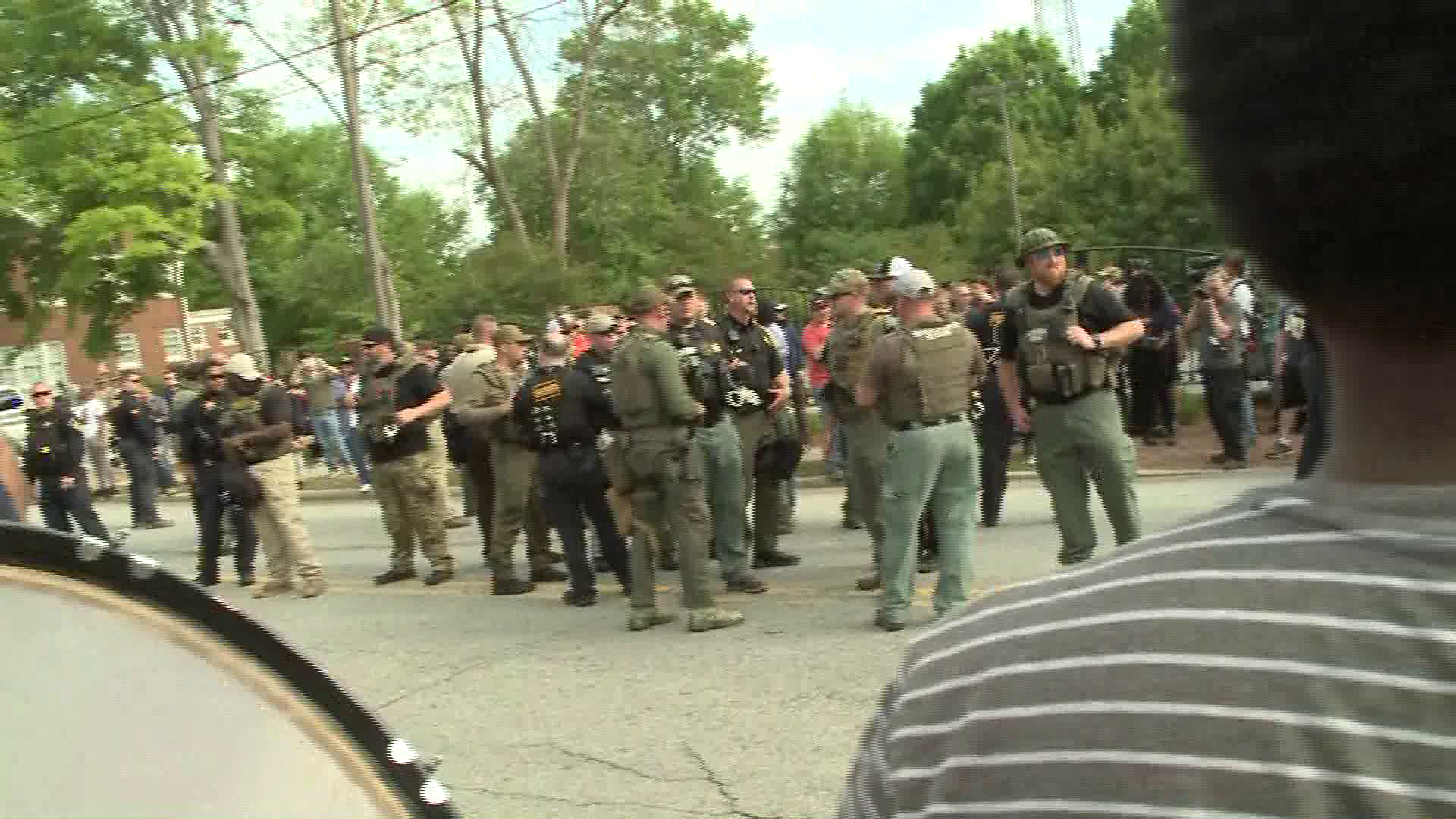 As it happened | Newnan neo-Nazi rally and counter protests | 11alive.com
