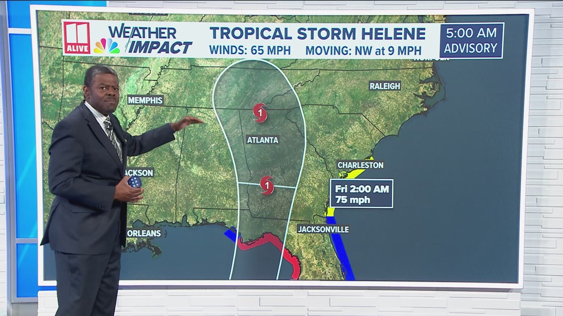 Tropical Storm Helene | Forecast, prep in Georgia and tips ahead of the ...