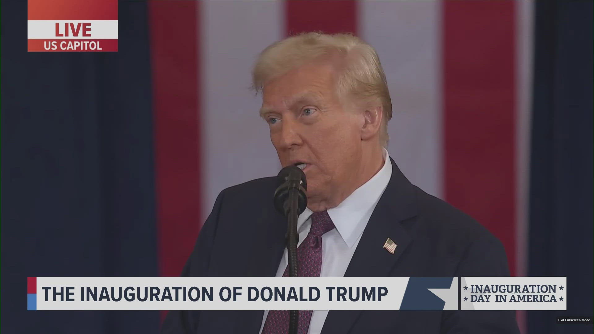 Donald Trump sworn in as 47th President of the US | Full inauguration ...