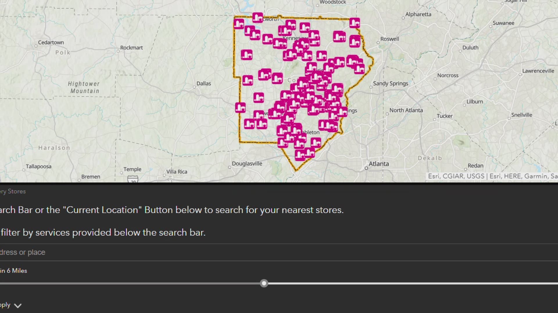 The Cobb County GIS team developed a computer program that’s now being used in other parts of the country to help people find food, paper products, etc.