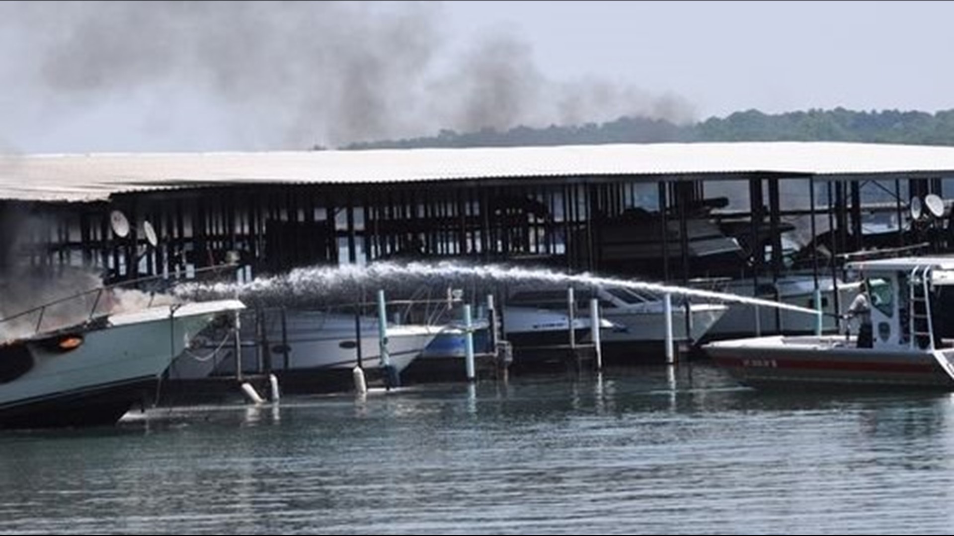 Jet ski explosion on Lake Lanier throws person into water, sends them