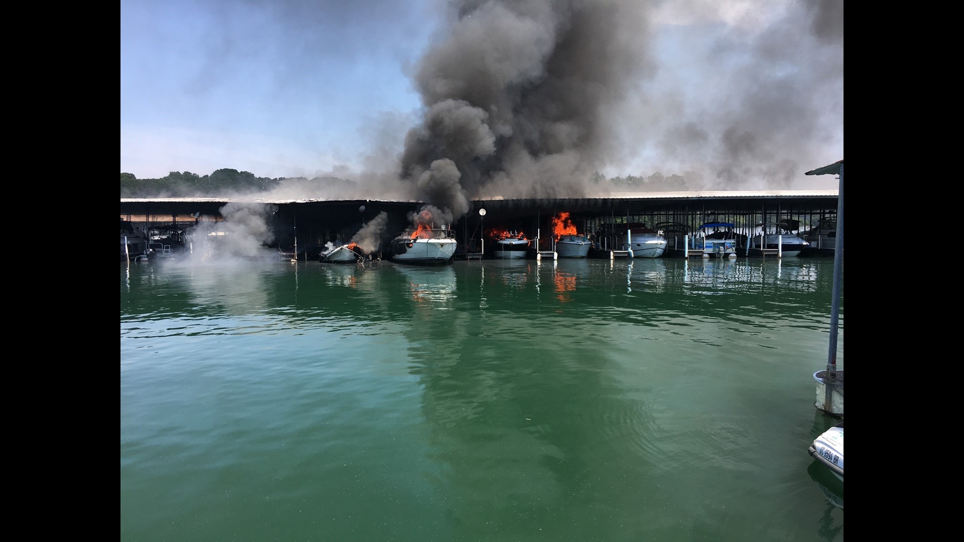 Jet ski explosion on Lake Lanier throws person into water, sends them