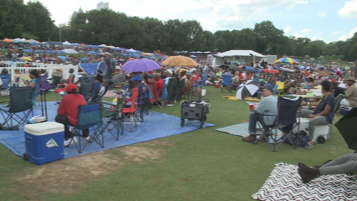 Crowds gather at Piedmont Park for Atlanta Jazz Fest