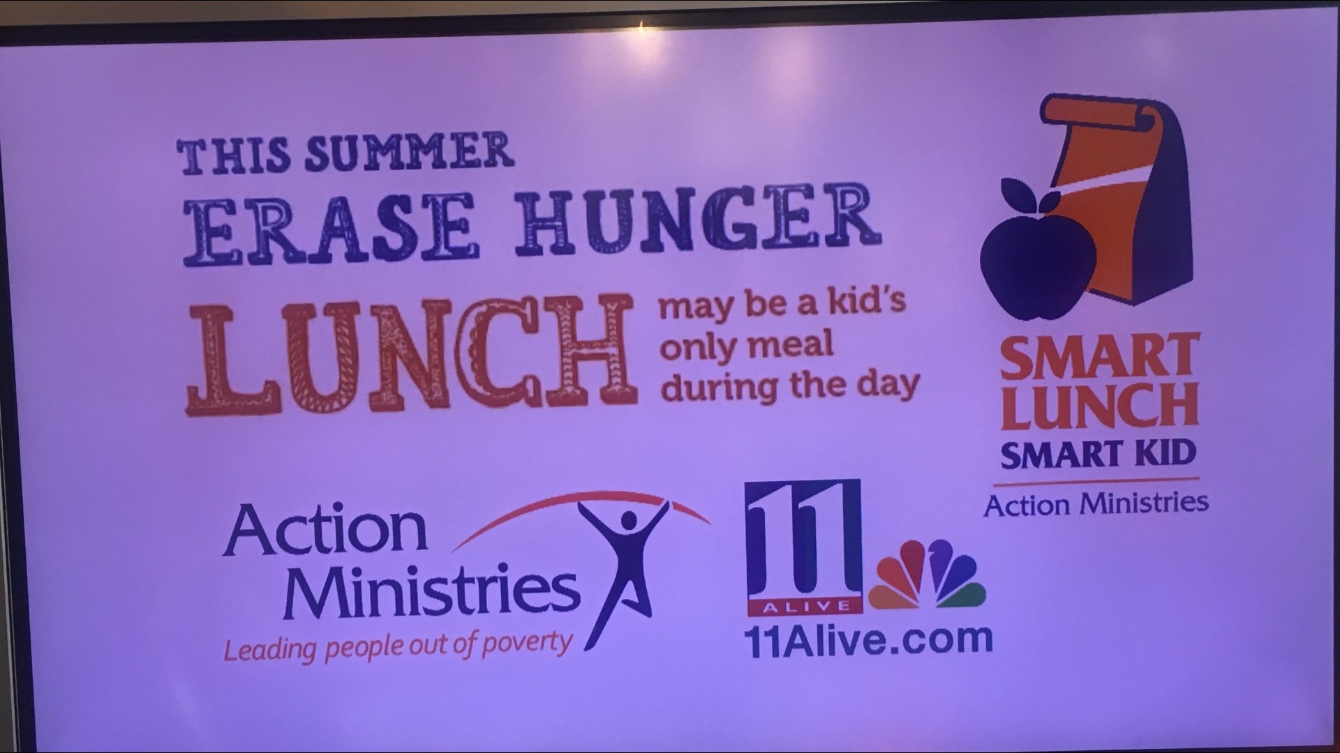 11Alive makes 500 meals on Smart Lunch Smart Kid Day for children in