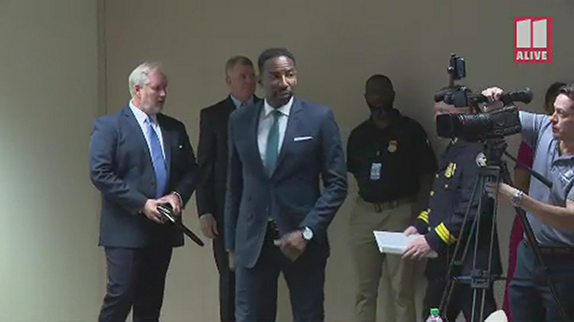 Officials held a press conference Friday at the Atlanta Airport.