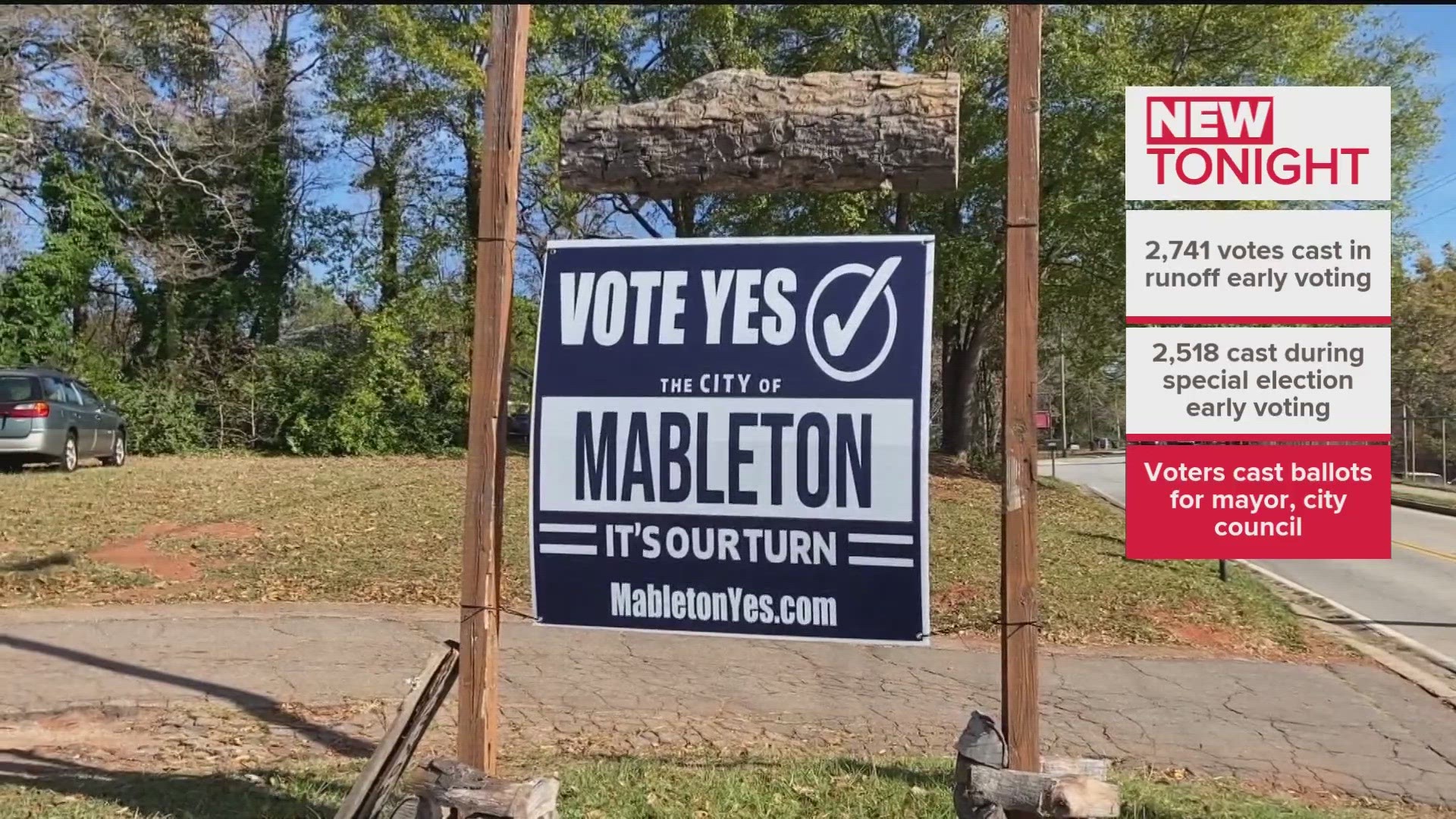 Voters in Mableton are trying to pick their new mayor and several city council seats Tuesday.