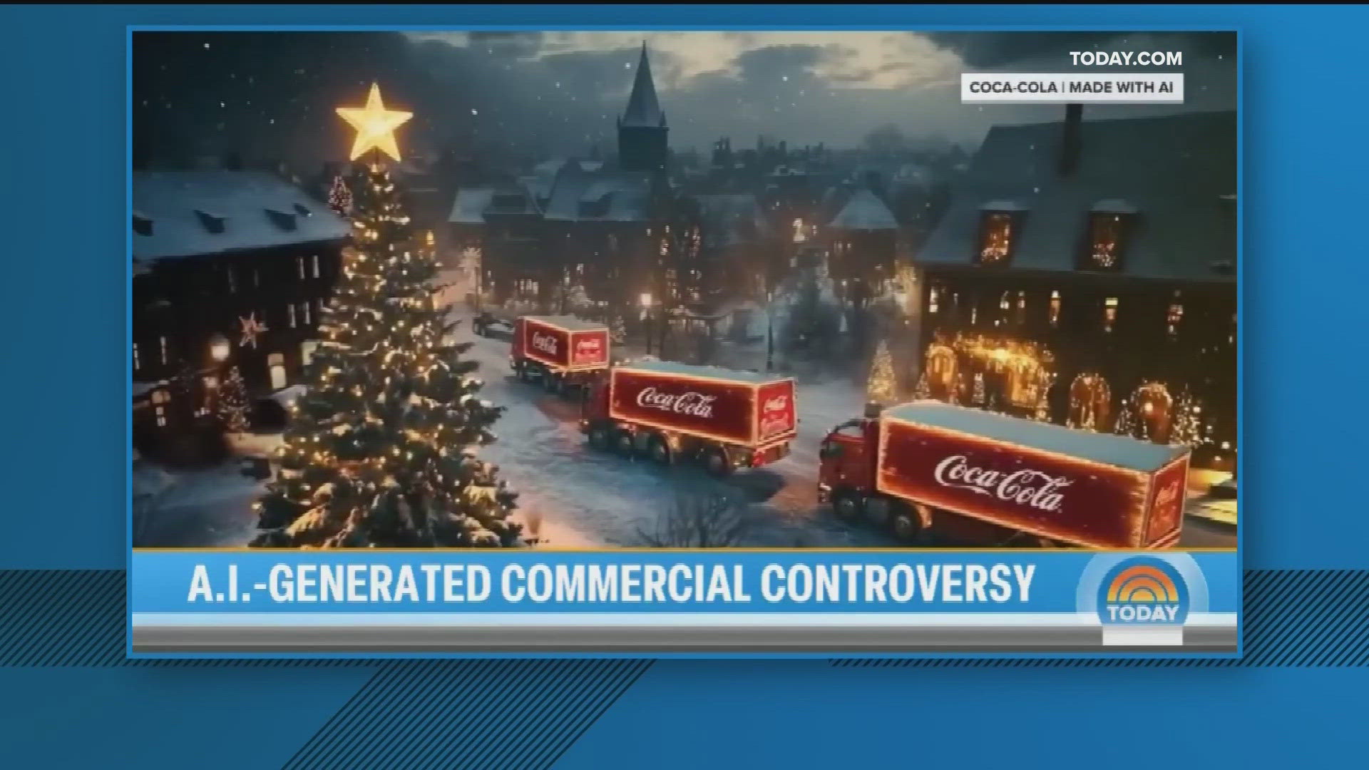 Coca-Cola is under fire for using artificial intelligence in it's lastest holiday commercials.