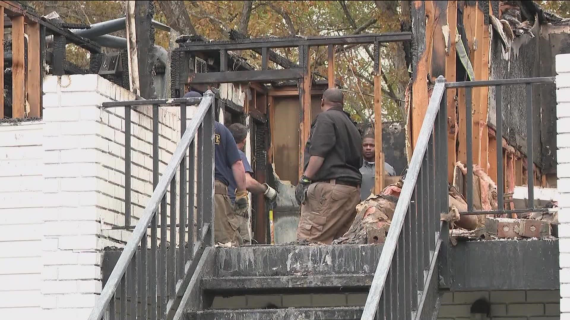 According to the East Point police, 27-year-ol Nicole Ashley Jackson, was arrested and booked in connection to the fire.
