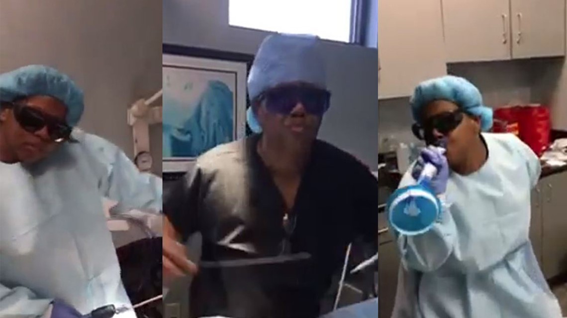 back doctor license gets Doctor seen dancing, during doctor'  'Dancing singing