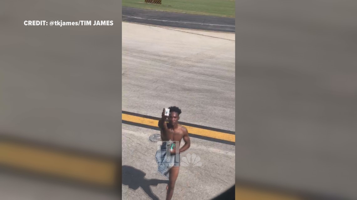 Delta Flight Interrupted After Half Naked Man Runs Onto Atlanta Airport