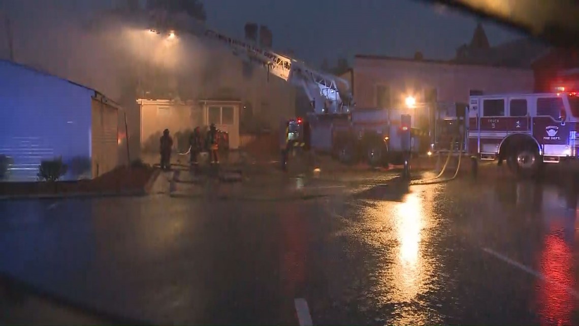 church destroyed after lightning strike erupts in fire