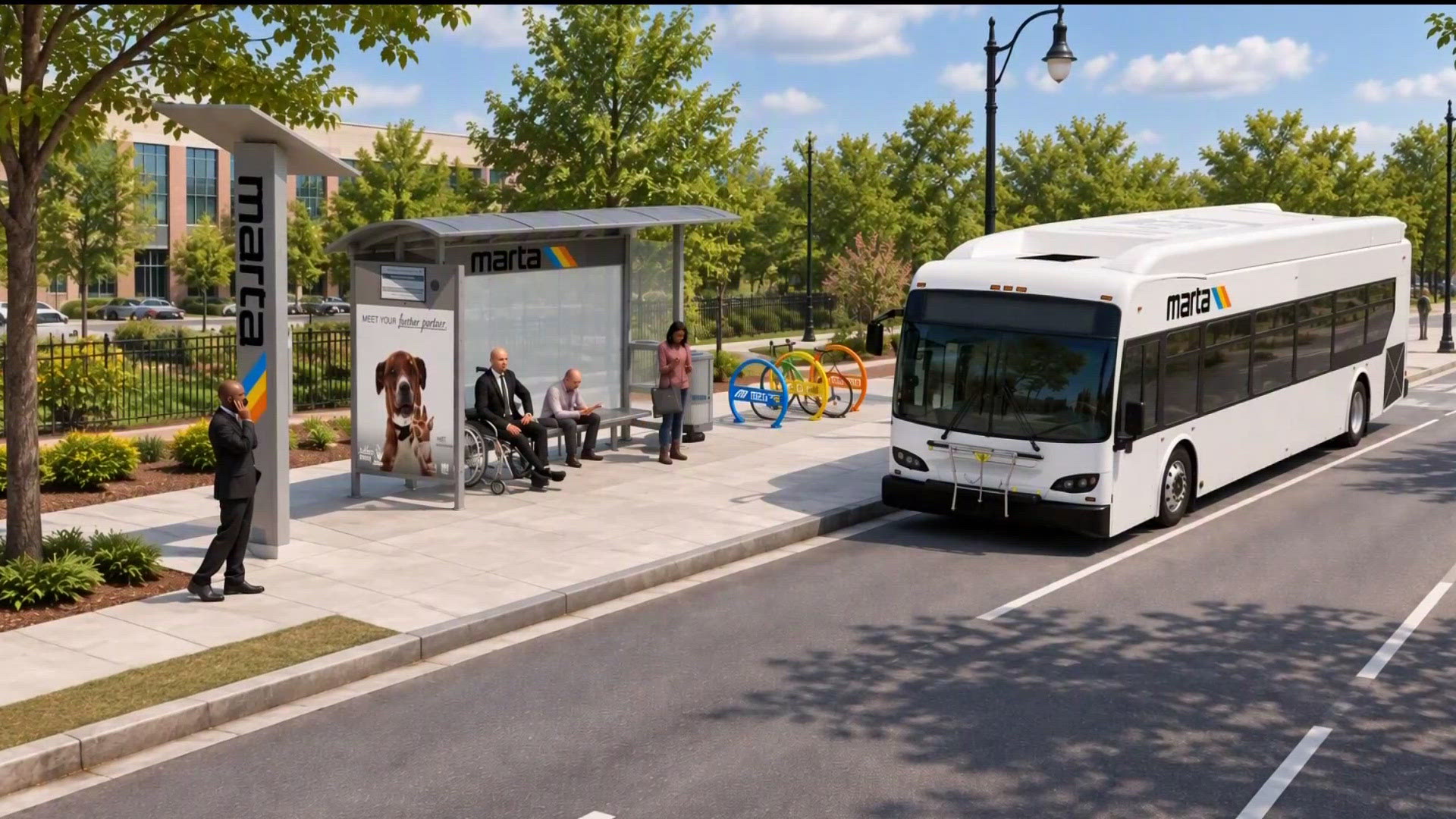 Road Atlanta Racing Line Construction begins on Cleveland-Metropolitan rapid bus line, MARTA ...