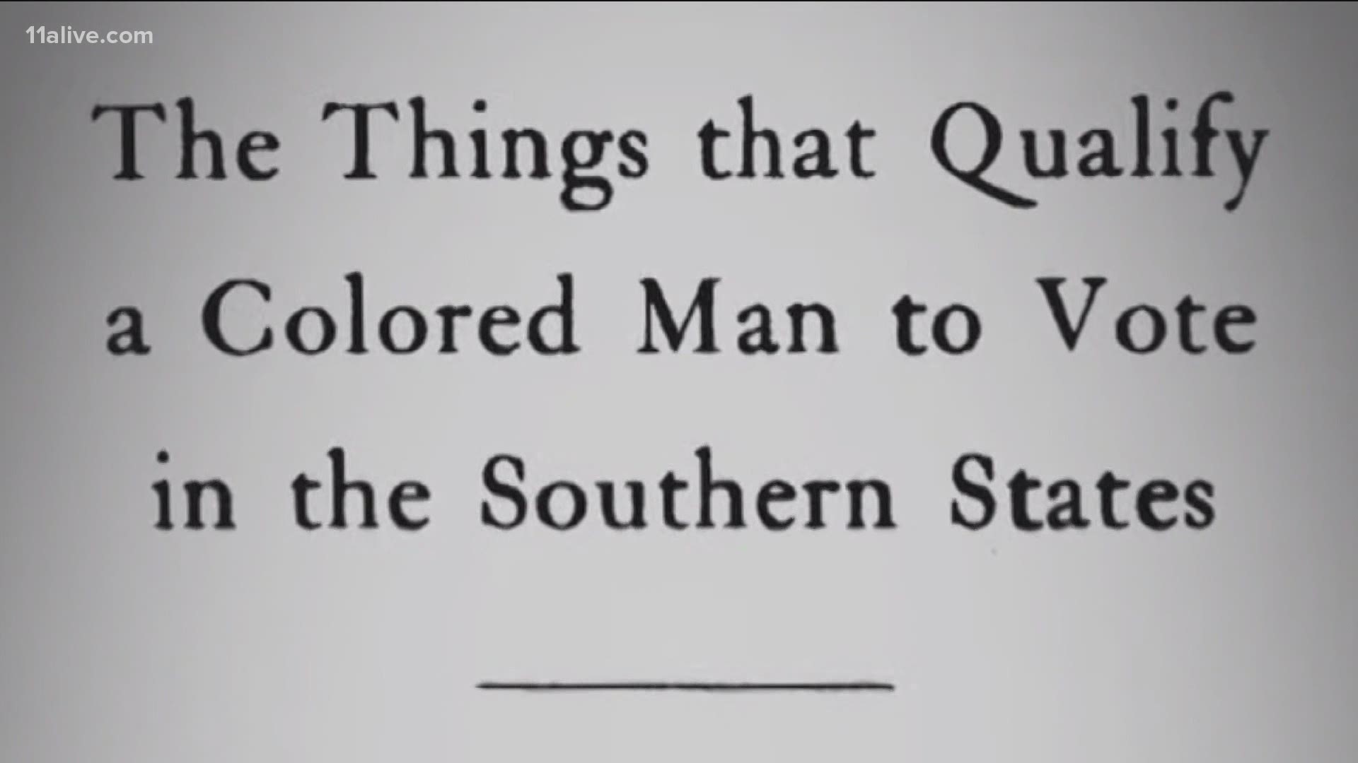 jim crow laws voting test