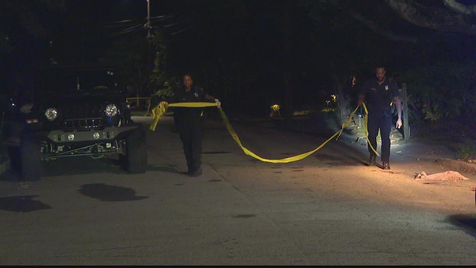 Atlanta Police responded at around 11:36 p.m. to a person shot call at a home located off Middlesex Avenue NE.