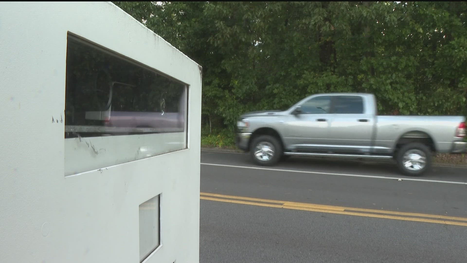 The first time a camera catches you speeding in a school zone, it's $75. The second time, it goes up to a $125 fine.