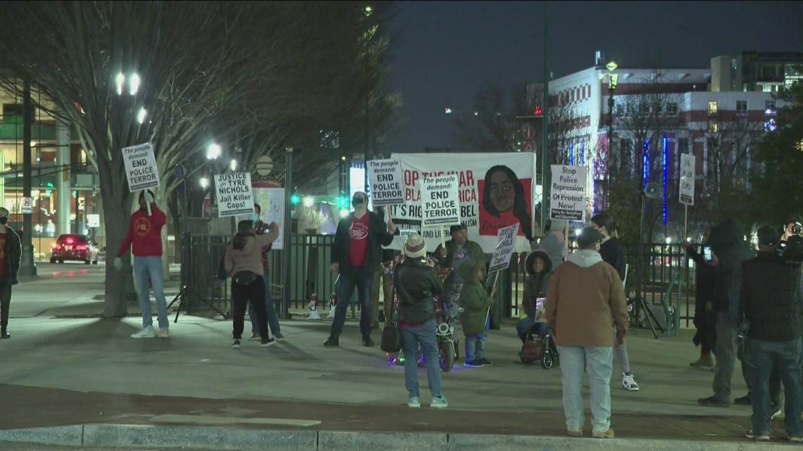 Protesters gathered in Atlanta plan to come back on Saturday following ...