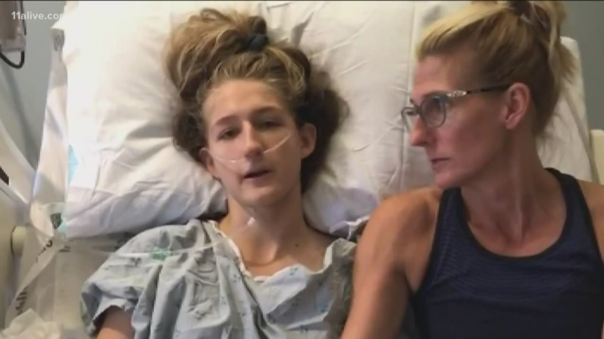 Zoe Ordway's car was smashed as she tried to make a left turn, leaving her hospitalized. She, her parents and neighbors want her accident to be the last one there.